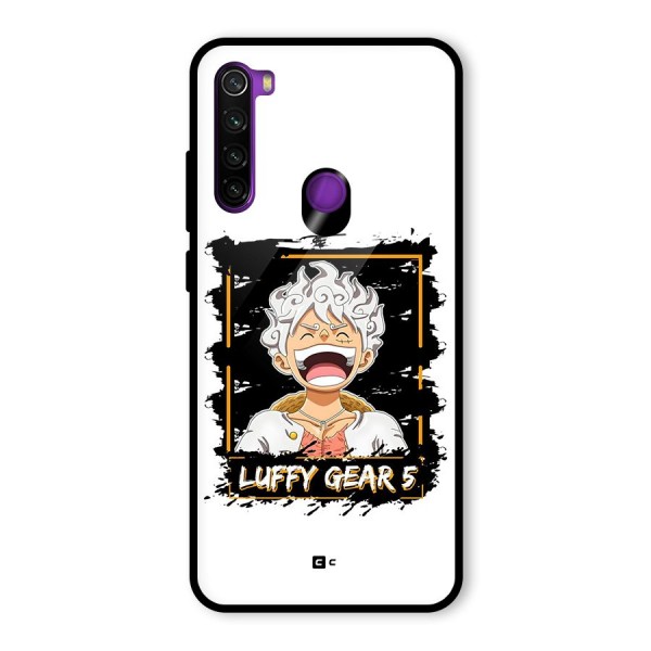 Luffy Gear 5 Glass Back Case for Redmi Note 8