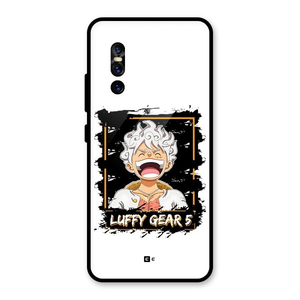 Luffy Gear 5 Glass Back Case for Vivo V15 Pro