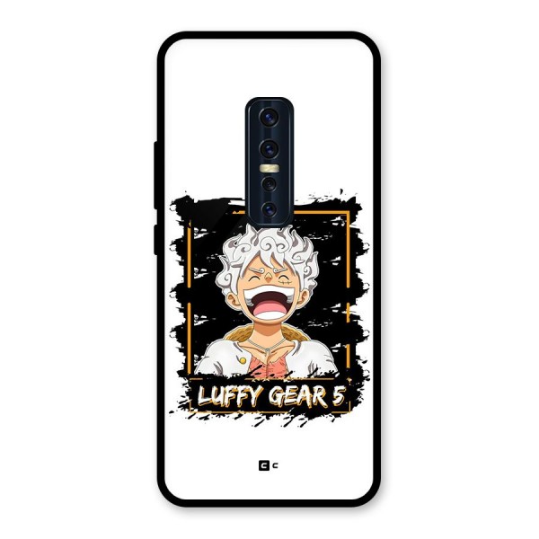 Luffy Gear 5 Glass Back Case for Vivo V17 Pro