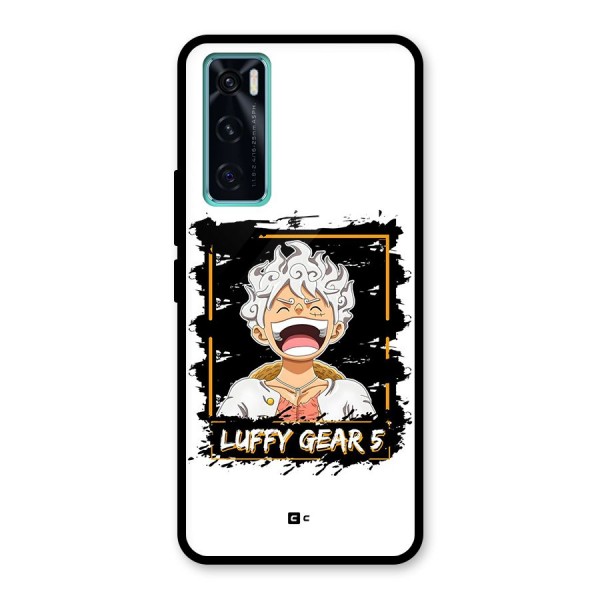 Luffy Gear 5 Glass Back Case for Vivo V20 SE