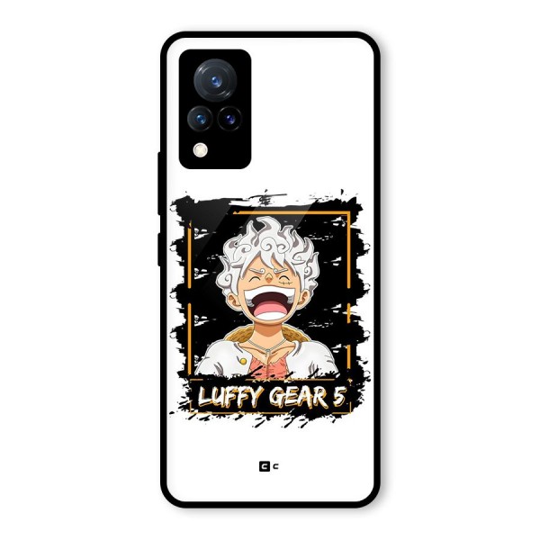 Luffy Gear 5 Glass Back Case for Vivo V21 5G