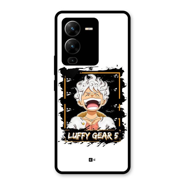 Luffy Gear 5 Glass Back Case for Vivo V25 Pro