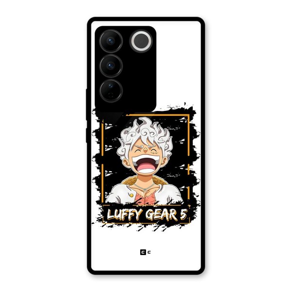 Luffy Gear 5 Glass Back Case for Vivo V27 Pro