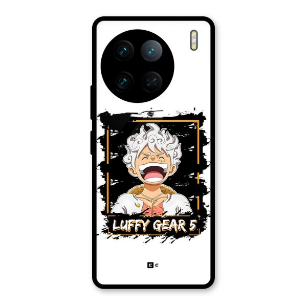 Luffy Gear 5 Glass Back Case for Vivo X90 Pro