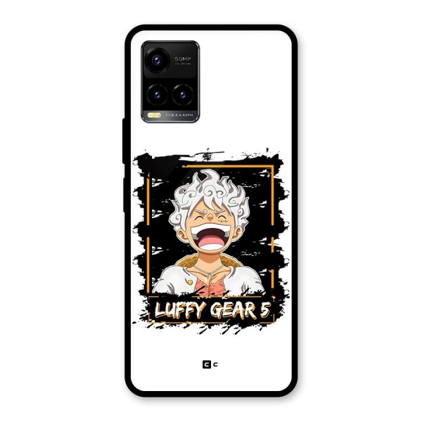 Luffy Gear 5 Glass Back Case for Vivo Y21T