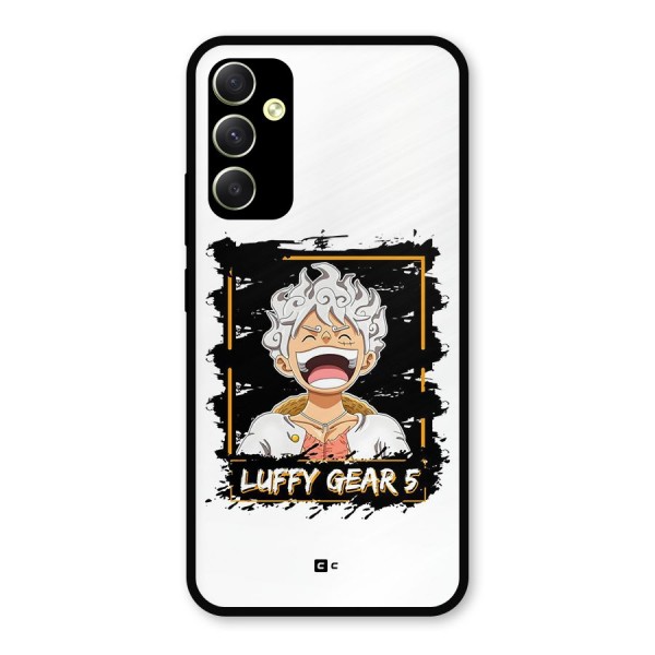 Luffy Gear 5 Metal Back Case for Galaxy A34