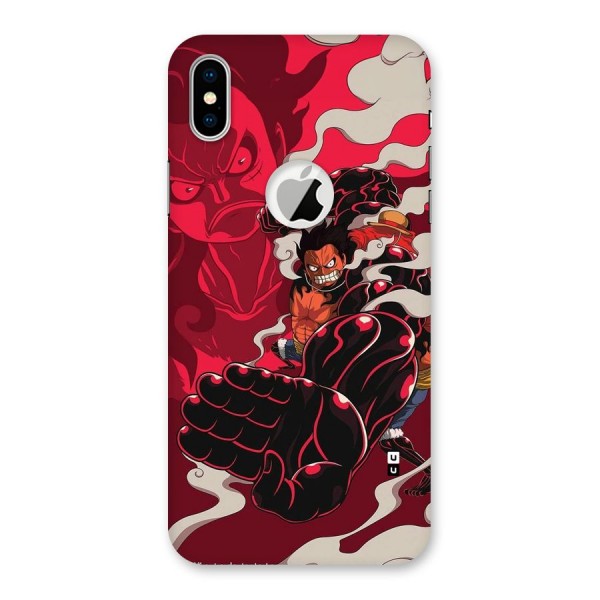 Luffy Gear Fourth Back Case for iPhone XS Logo Cut