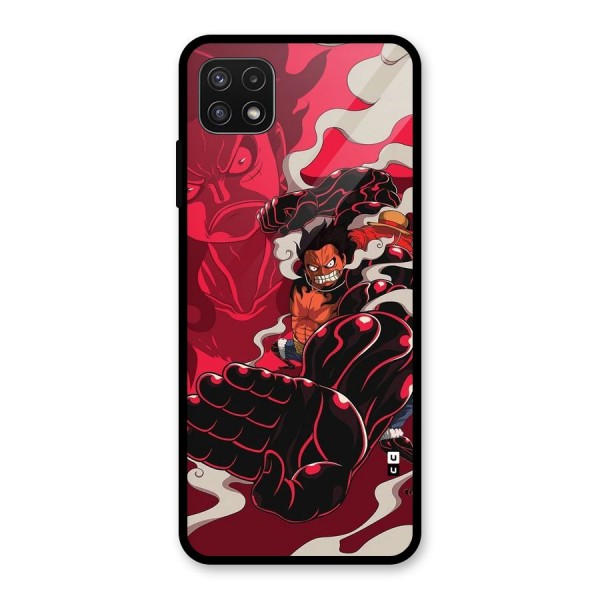 Luffy Gear Fourth Glass Back Case for Galaxy A22 5G