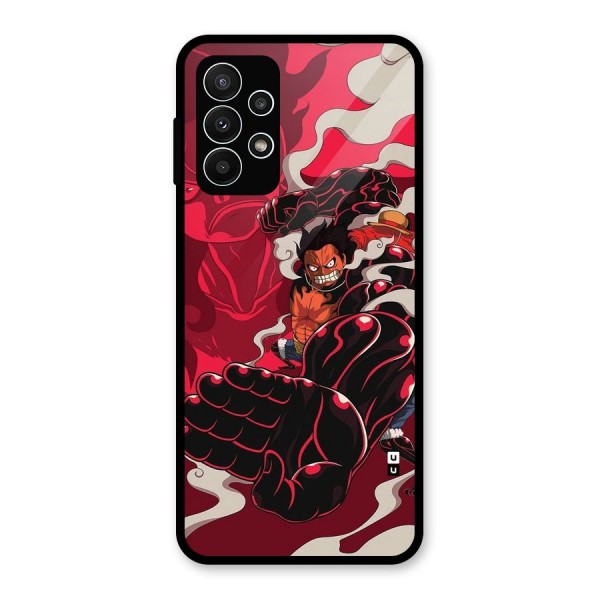 Luffy Gear Fourth Glass Back Case for Galaxy A23