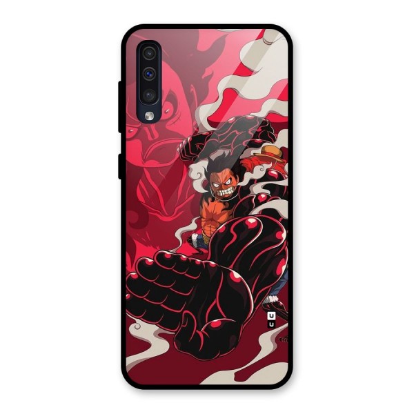 Luffy Gear Fourth Glass Back Case for Galaxy A50