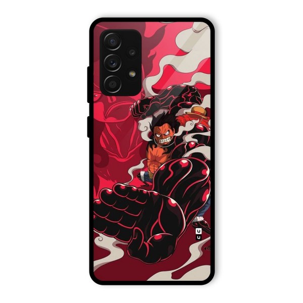 Luffy Gear Fourth Glass Back Case for Galaxy A53 5G