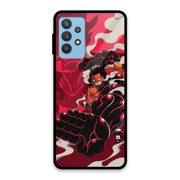 Luffy Gear Fourth Glass Back Case for Galaxy M32 5G