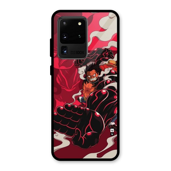 Luffy Gear Fourth Glass Back Case for Galaxy S20 Ultra