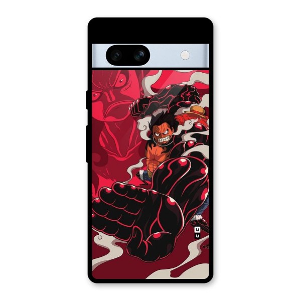 Luffy Gear Fourth Glass Back Case for Google Pixel 7a