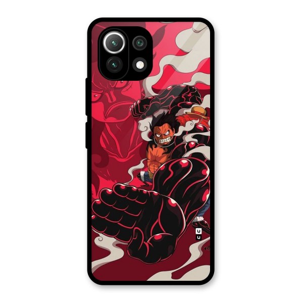 Luffy Gear Fourth Glass Back Case for Mi 11 Lite