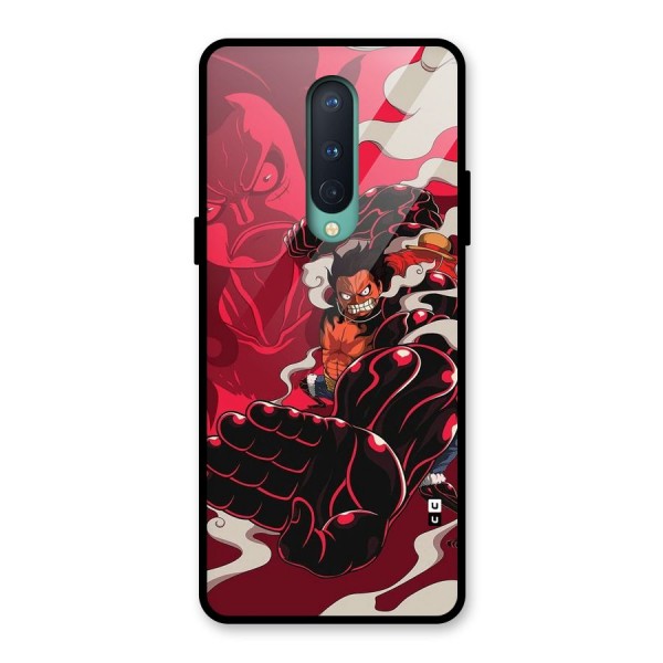 Luffy Gear Fourth Glass Back Case for OnePlus 8