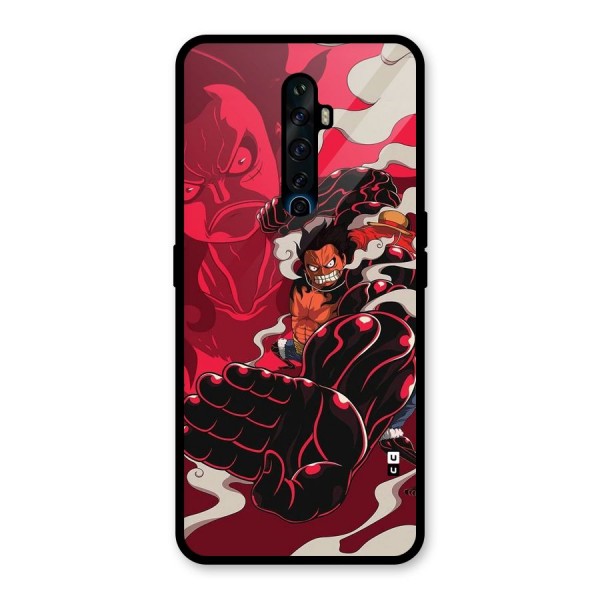 Luffy Gear Fourth Glass Back Case for Oppo Reno2 F