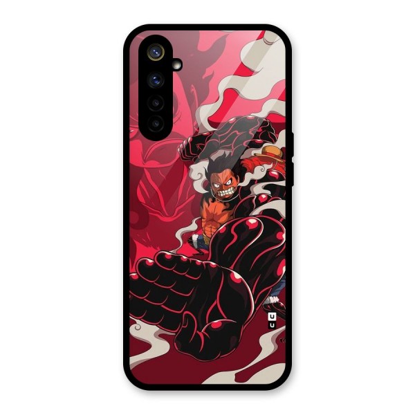 Luffy Gear Fourth Glass Back Case for Realme 6i