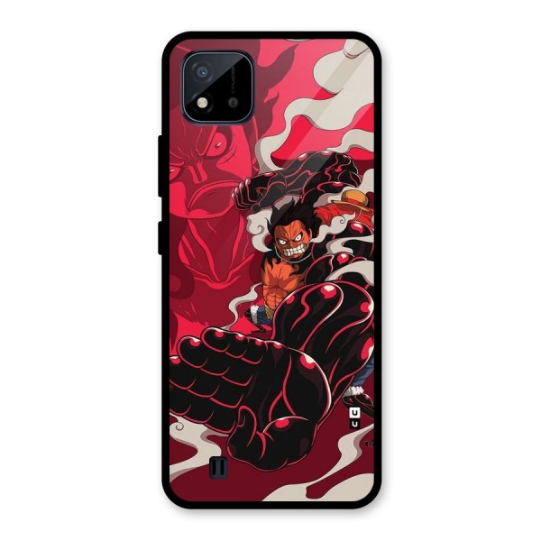 Luffy Gear Fourth Glass Back Case for Realme C11 2021