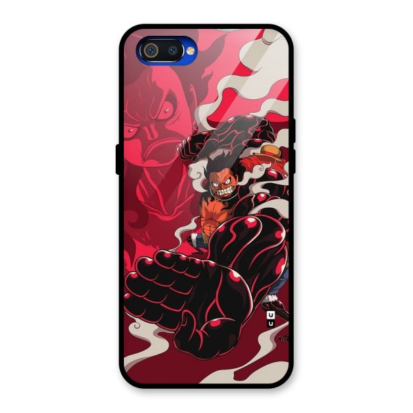 Luffy Gear Fourth Glass Back Case for Realme C2