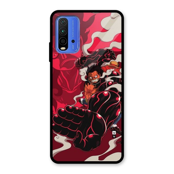 Luffy Gear Fourth Glass Back Case for Redmi 9 Power