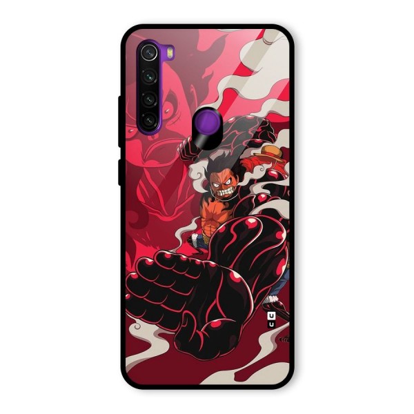 Luffy Gear Fourth Glass Back Case for Redmi Note 8