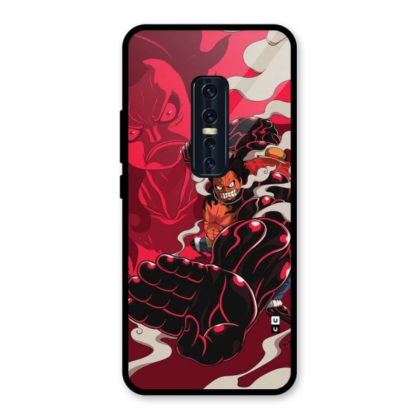 Luffy Gear Fourth Glass Back Case for Vivo V17 Pro