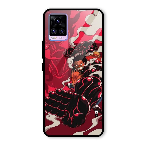 Luffy Gear Fourth Glass Back Case for Vivo V20 Pro