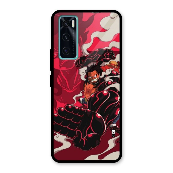 Luffy Gear Fourth Glass Back Case for Vivo V20 SE