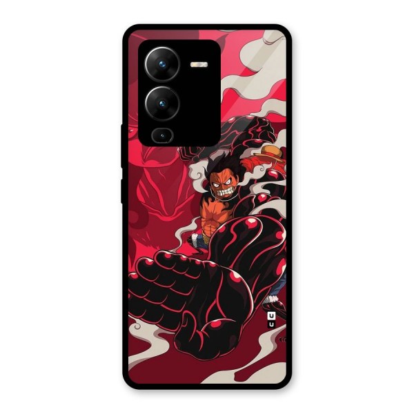 Luffy Gear Fourth Glass Back Case for Vivo V25 Pro