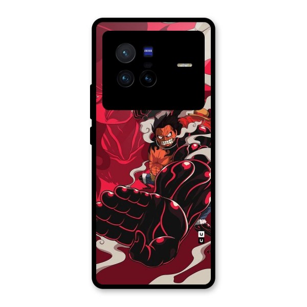 Luffy Gear Fourth Glass Back Case for Vivo X80