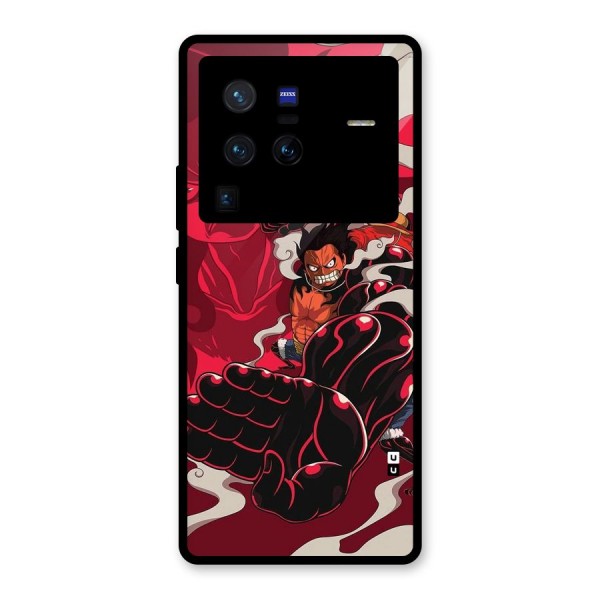 Luffy Gear Fourth Glass Back Case for Vivo X80 Pro