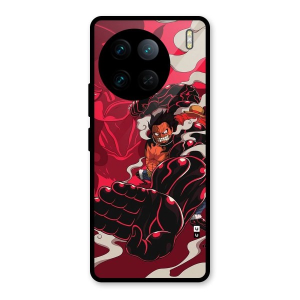 Luffy Gear Fourth Glass Back Case for Vivo X90 Pro