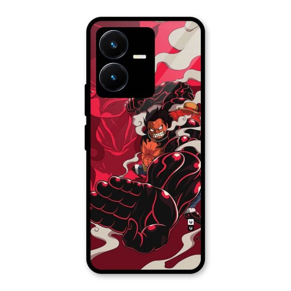 Luffy Gear Fourth Glass Back Case for Vivo Y22