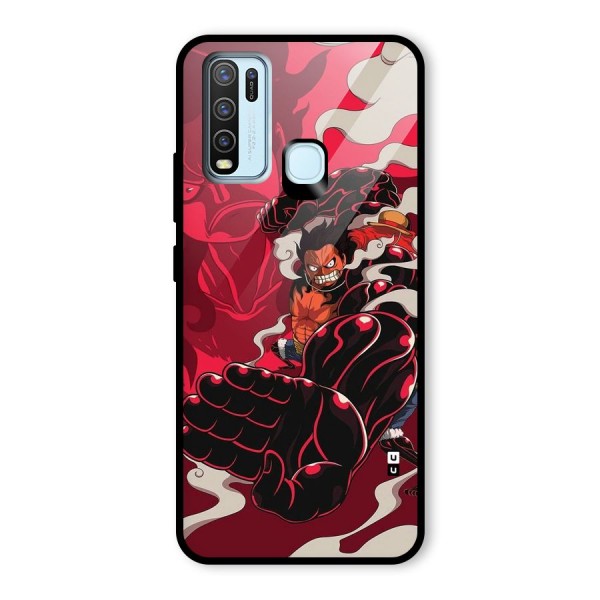 Luffy Gear Fourth Glass Back Case for Vivo Y30