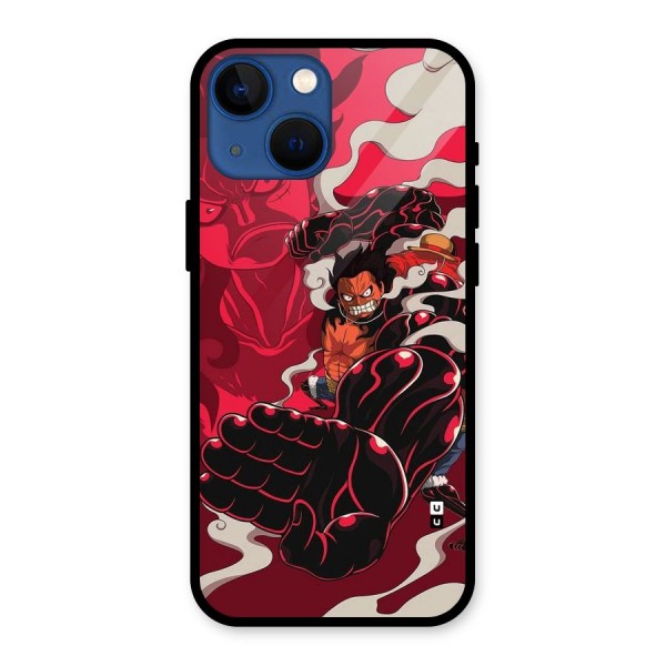 Luffy Gear Fourth Glass Back Case for iPhone 13 Mini