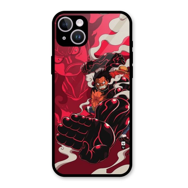 Luffy Gear Fourth Glass Back Case for iPhone 14 Plus