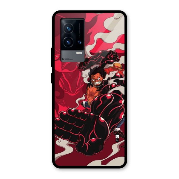 Luffy Gear Fourth Glass Back Case for iQOO 9 5G