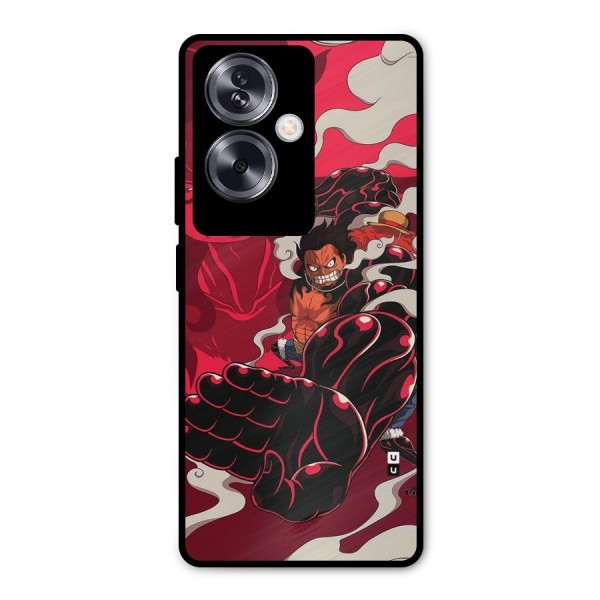 Luffy Gear Fourth Metal Back Case for Oppo A79 5G