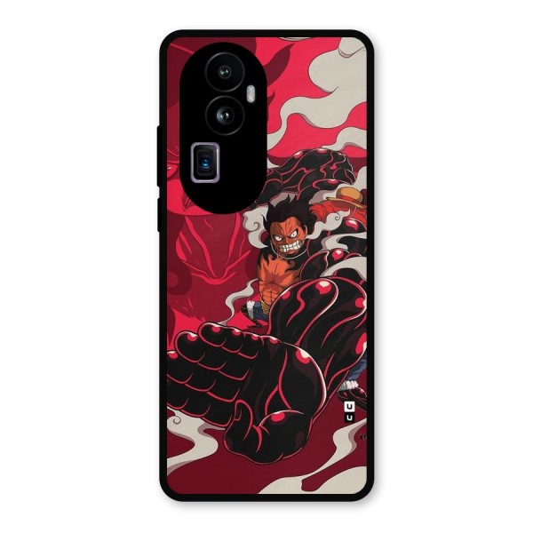 Luffy Gear Fourth Metal Back Case for Oppo Reno10 Pro Plus