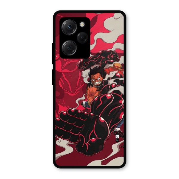 Luffy Gear Fourth Metal Back Case for Poco X5 Pro