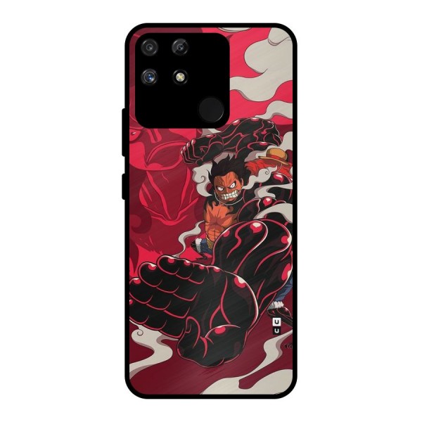 Luffy Gear Fourth Metal Back Case for Realme Narzo 50A