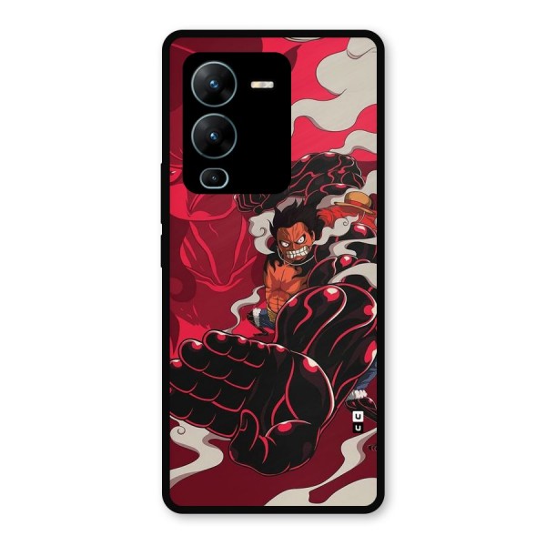 Luffy Gear Fourth Metal Back Case for Vivo V25 Pro