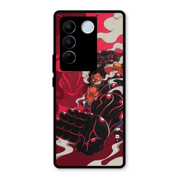 Luffy Gear Fourth Metal Back Case for Vivo V27 Pro