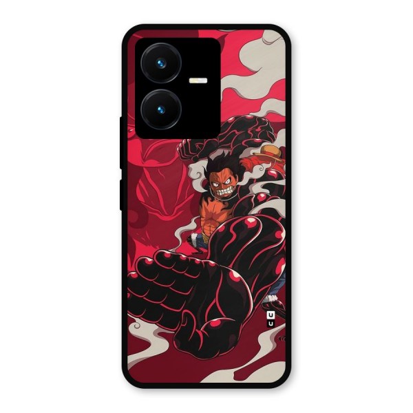 Luffy Gear Fourth Metal Back Case for Vivo Y22s