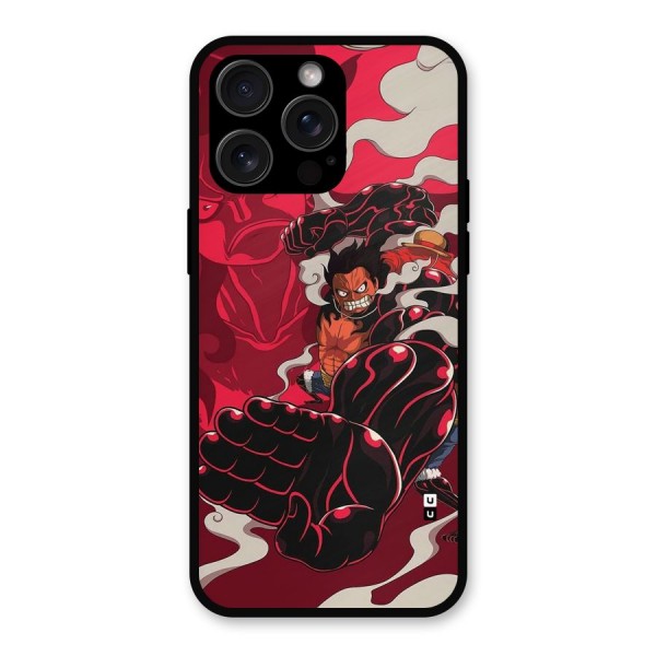 Luffy Gear Fourth Metal Back Case for iPhone 15 Pro Max
