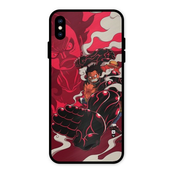 Luffy Gear Fourth Metal Back Case for iPhone XS Max