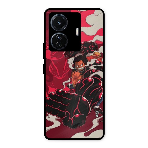 Luffy Gear Fourth Metal Back Case for iQOO Z6