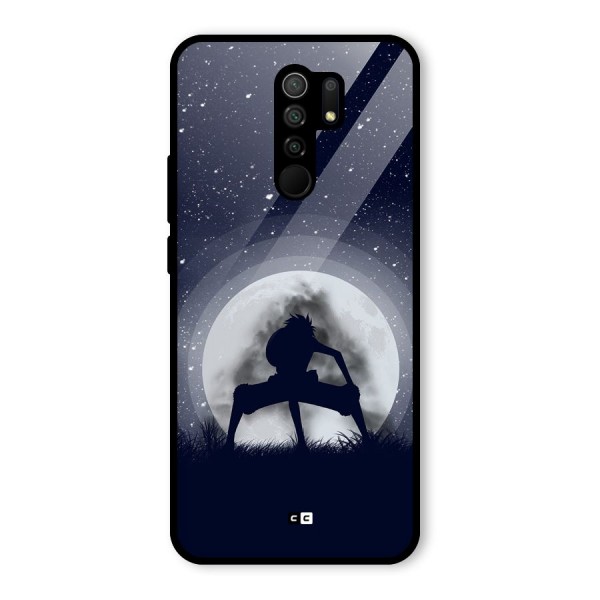 Luffy Gear Second Glass Back Case for Redmi 9 Prime