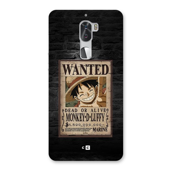 Luffy Wanted Back Case for Coolpad Cool 1